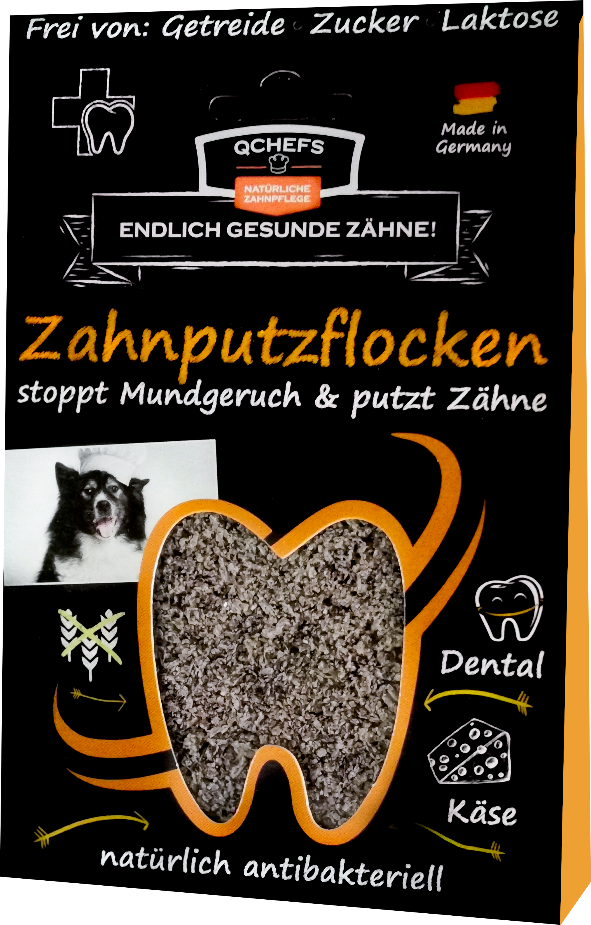QCHEFS Zahnputzflocken