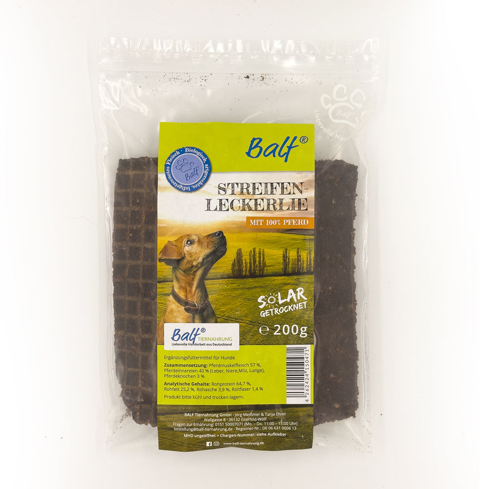 BALF Streifenleckerli, Pferd 200g