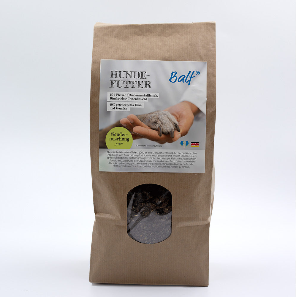 Unterstützende Futtermischung bei CNI - Chronische Niereninsuffizienz