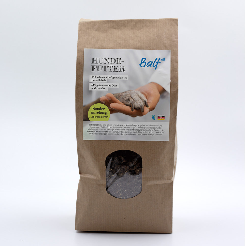 Unterstützende Futtermischungen bei Leberproblemen