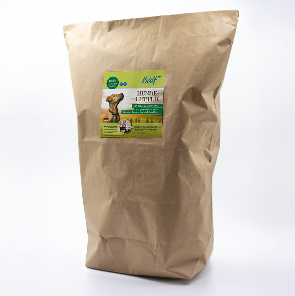 BALF Ente Obst/Gemüse mit Leinkuchen/Sanddorn