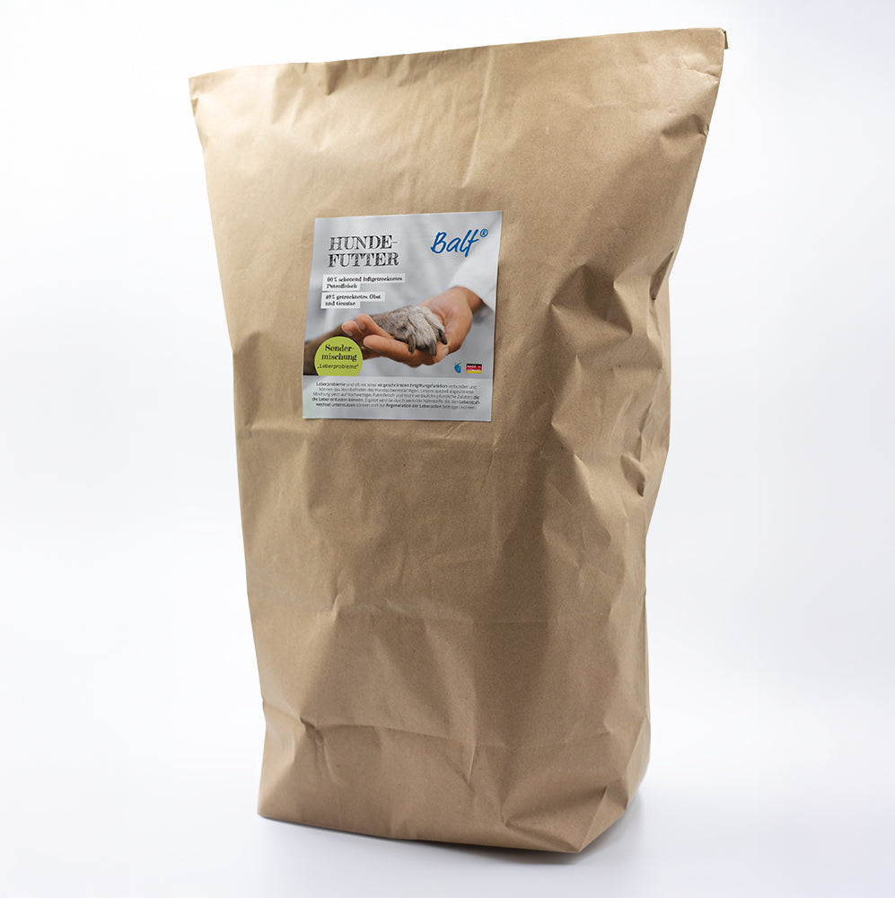 Unterstützende Futtermischungen bei Leberproblemen